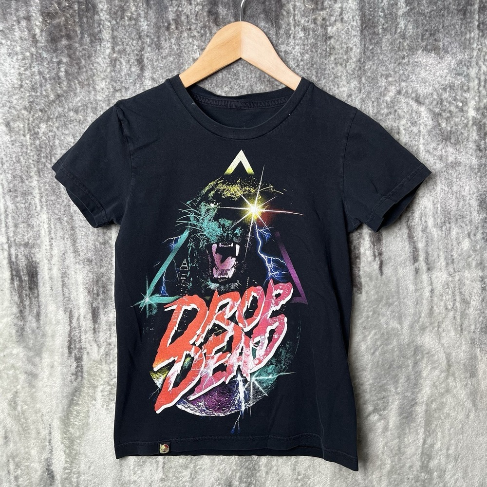Drop Dead Panther Shirt Black Vintage Emo Scene T-Shirt Oli Sykes BMTH YL